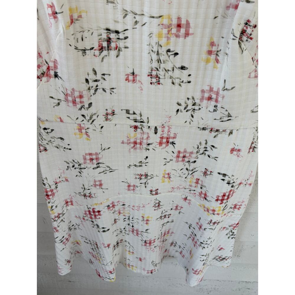 Lauren Ralph Lauren Floral Dress Size 8/10 Short Sleeve Fit & Flare - Picture 6 of 9